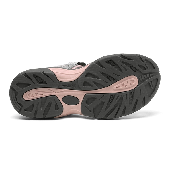 Women's Closed Toe Athletic Sport Sandals - GREY PINK - 4